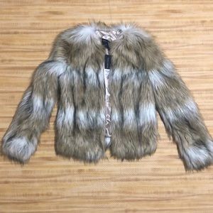 🆕Dorothy perkins faux fur jacket new